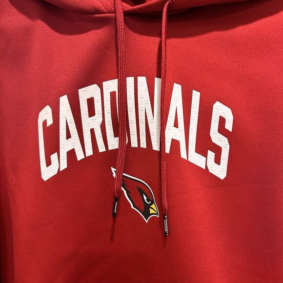 Nike Arizona Cardinals Sweatshirt Crewneck Red Womens Large Therma Fit On Field‎ - Picture 2 of 10